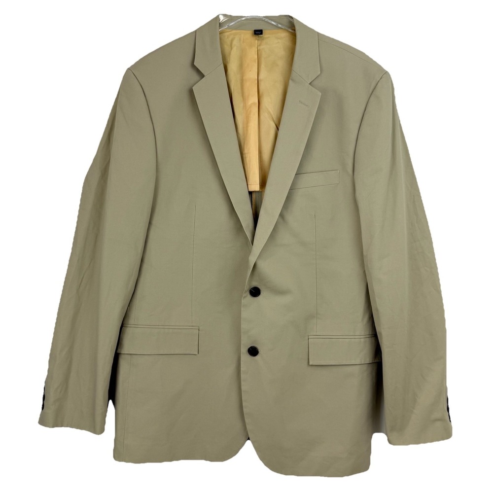 J. Crew Blazer Thompson Men 44L 100% Cotton 38647‎ Tan